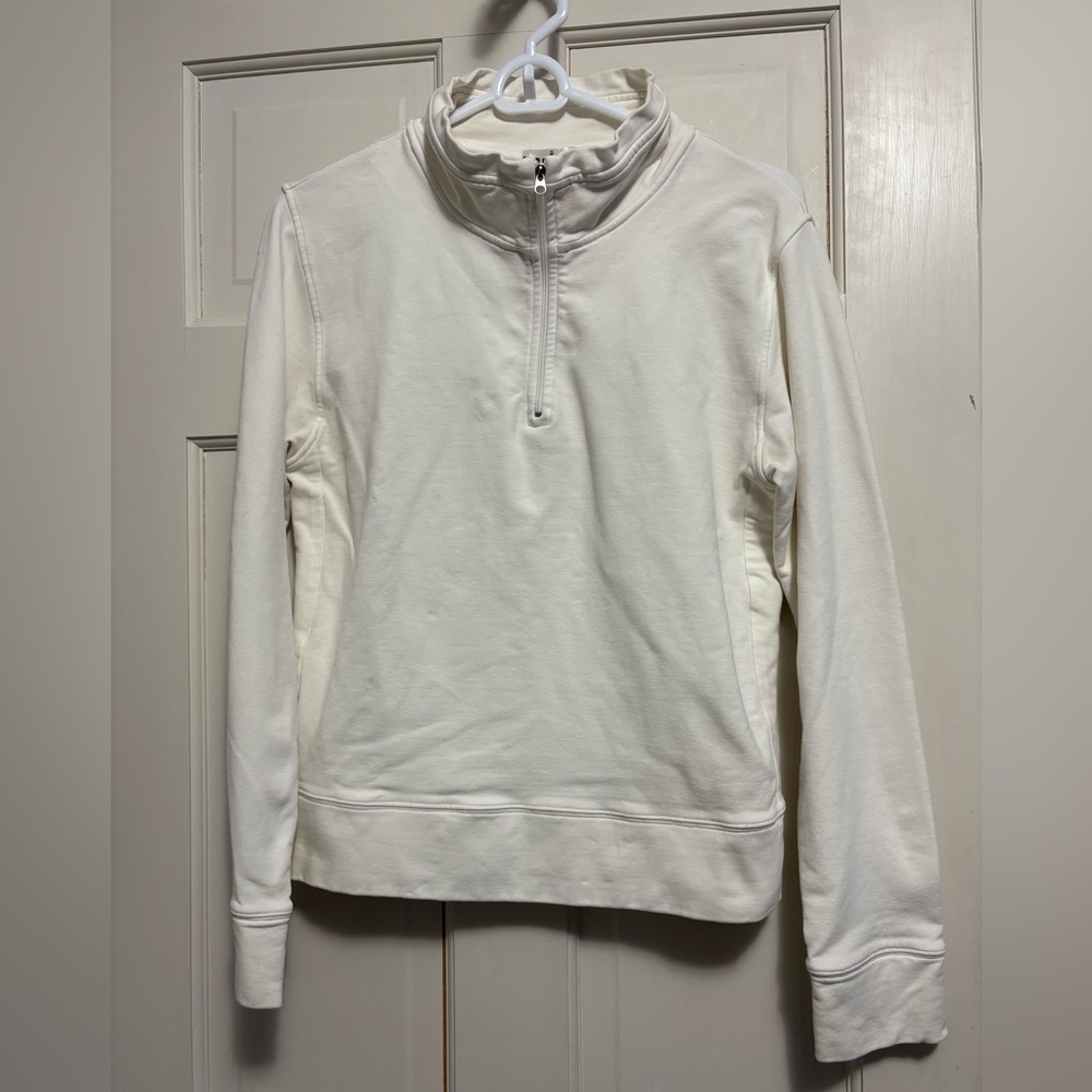 Neon Buddha Quarter Zip pullover white Size S